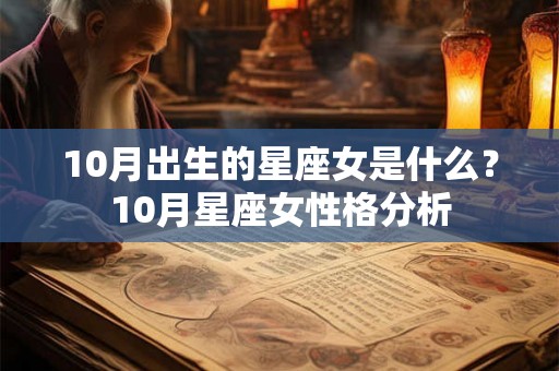 10月出生的星座女是什么？10月星座女性格分析