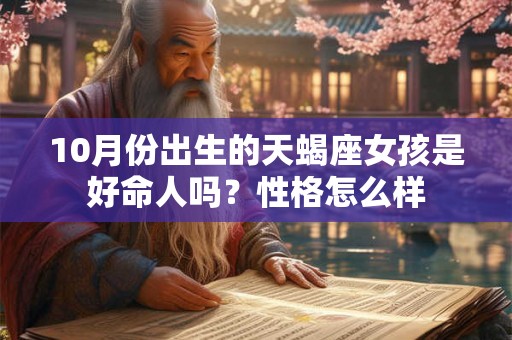 10月份出生的天蝎座女孩是好命人吗？性格怎么样