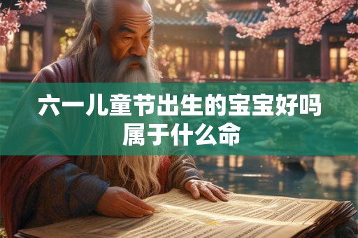 六一儿童节出生的宝宝好吗 属于什么命