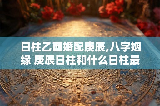 日柱乙酉婚配庚辰,八字姻缘 庚辰日柱和什么日柱最配？