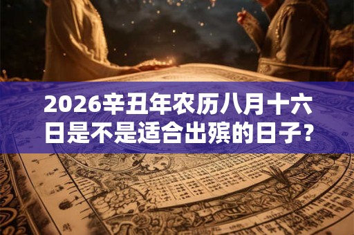 2026辛丑年农历八月十六日是不是适合出殡的日子？