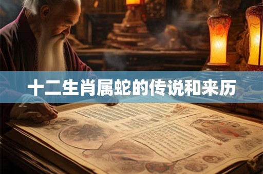 十二生肖属蛇的传说和来历