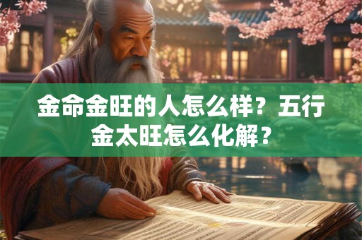 金命金旺的人怎么样？五行金太旺怎么化解？