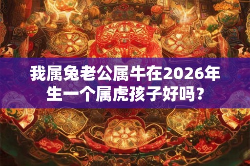 我属兔老公属牛在2026年生一个属虎孩子好吗? 我属兔老公属牛在2026年生一个属虎孩子好吗?