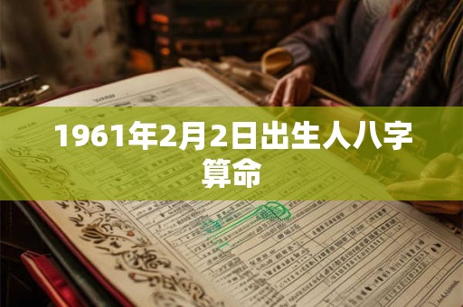 1961年2月2日出生人八字算命 1961年2月2日出生人八字算命