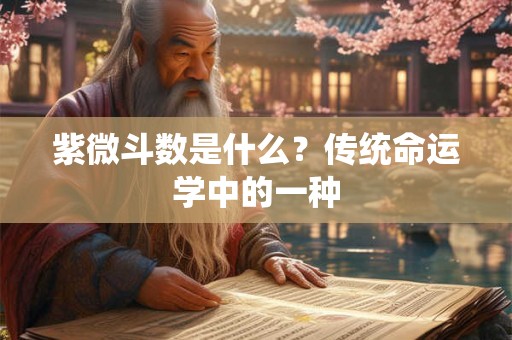 紫微斗数是什么？传统命运学中的一种