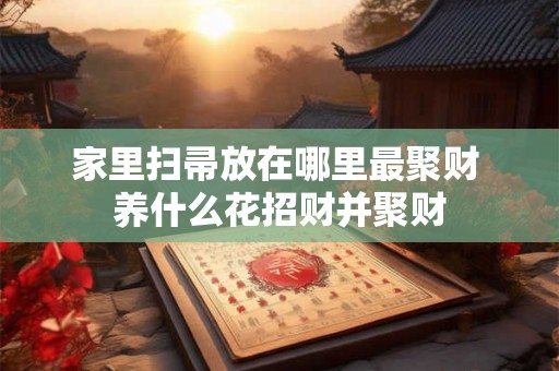 家里扫帚放在哪里最聚财 养什么花招财并聚财