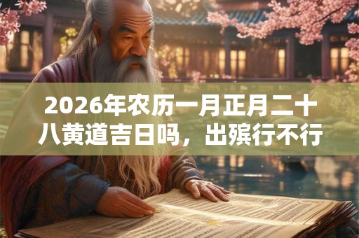 2026年农历一月正月二十八黄道吉日吗,出殡行不行? 2026年农历一月正月二十八黄道吉日吗,出殡行不行?