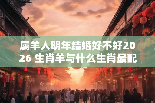属羊人明年结婚好不好2026 生肖羊与什么生肖最配