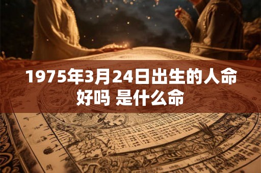 1975年3月24日出生的人命好吗 是什么命