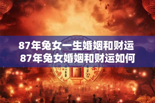 87年兔女一生婚姻和财运 87年兔女婚姻和财运如何 87年兔女一生婚姻和财运 87年兔女婚姻和财运如何
