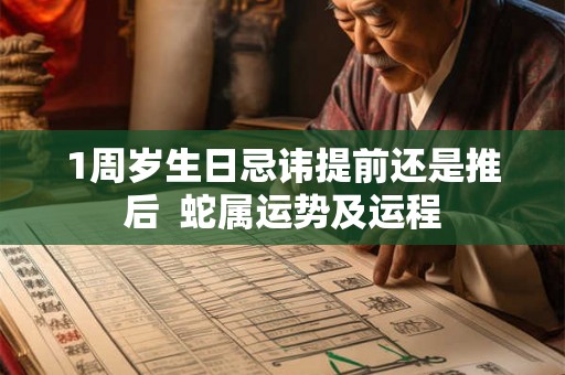 1周岁生日忌讳提前还是推后 蛇属运势及运程 1周岁生日忌讳提前还是推后 蛇属运势及运程