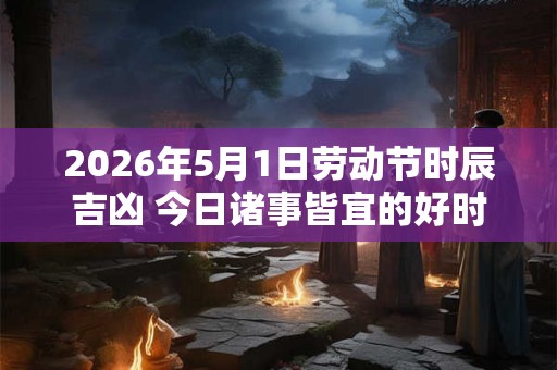 2026年5月1日劳动节时辰吉凶 今日诸事皆宜的好时辰