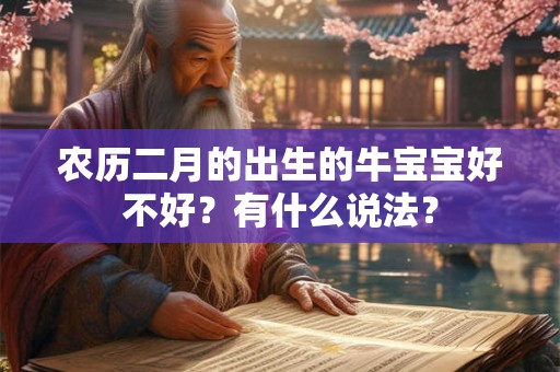 农历二月的出生的牛宝宝好不好？有什么说法？