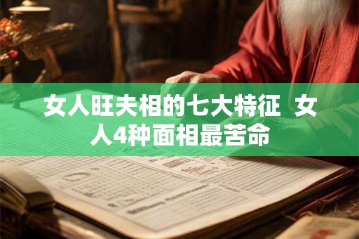 女人旺夫相的七大特征  女人4种面相最苦命