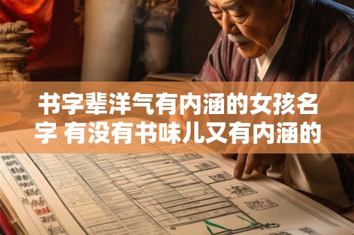 书字辈洋气有内涵的女孩名字 有没有书味儿又有内涵的女孩名字推荐