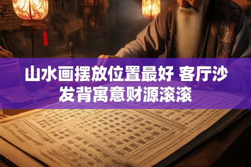 山水画摆放位置最好 客厅沙发背寓意财源滚滚 山水画摆放位置最好 客厅沙发背寓意财源滚滚