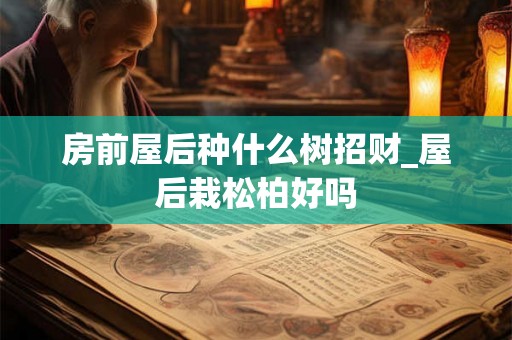 房前屋后种什么树招财_屋后栽松柏好吗