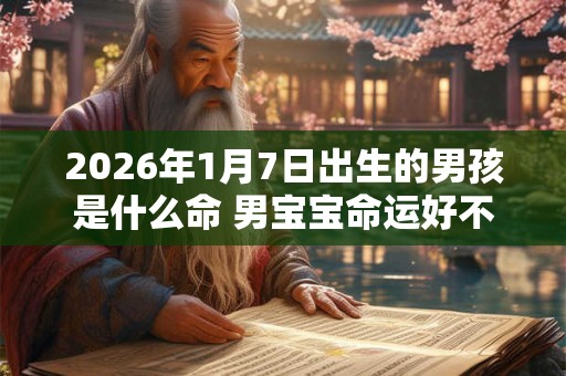 2026年1月7日出生的男孩是什么命 男宝宝命运好不好