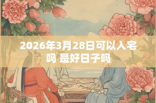 2026年3月28日可以入宅吗 是好日子吗
