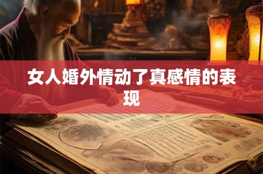 女人婚外情动了真感情的表现