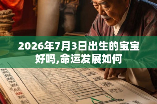 2026年7月3日出生的宝宝好吗,命运发展如何 2026年7月3日出生的宝宝好吗,命运发展如何
