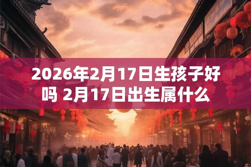 2026年2月17日生孩子好吗 2月17日出生属什么