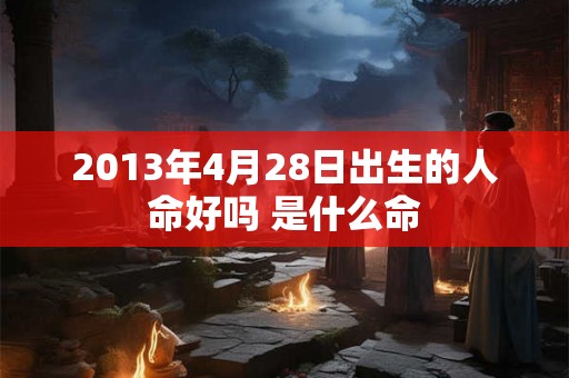 2013年4月28日出生的人命好吗 是什么命