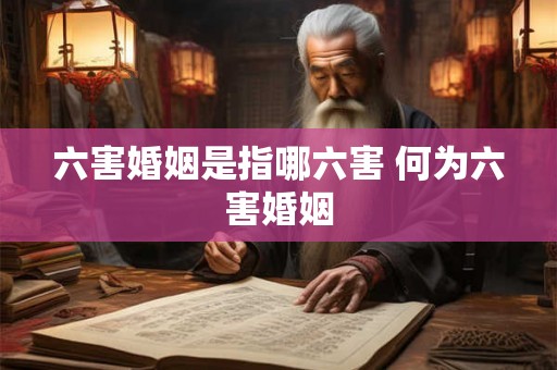 六害婚姻是指哪六害 何为六害婚姻