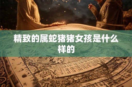 精致的属蛇猪猪女孩是什么样的