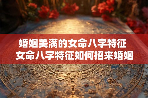 婚姻美满的女命八字特征 女命八字特征如何招来婚姻美满