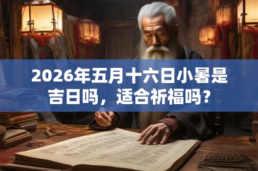 2026年五月十六日小暑是吉日吗,适合祈福吗? 2026年五月十六日小暑是吉日吗,适合祈福吗?