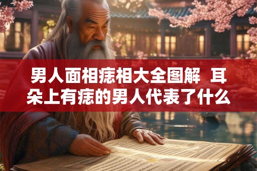 男人面相痣相大全图解  耳朵上有痣的男人代表了什么