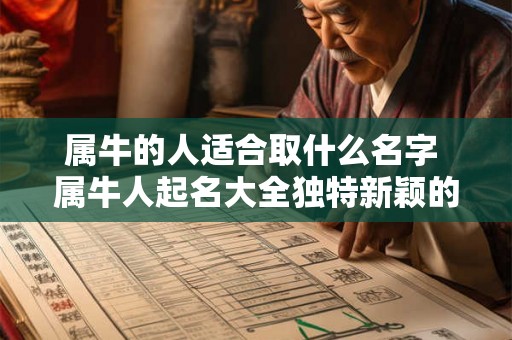属牛的人适合取什么名字 属牛人起名大全独特新颖的
