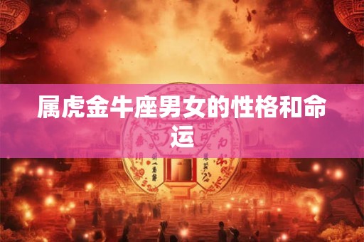 属虎金牛座男女的性格和命运