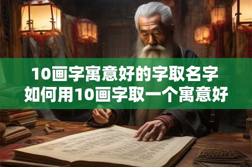 10画字寓意好的字取名字 如何用10画字取一个寓意好的名字