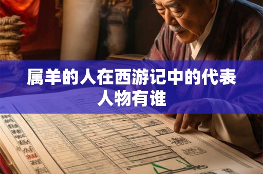 属羊的人在西游记中的代表人物有谁 属羊的人在西游记中的代表人物有谁