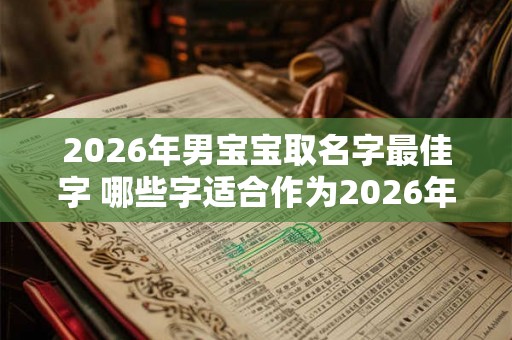 2026年男宝宝取名字最佳字 哪些字适合作为2026年男宝宝的取名字