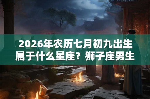 2026年农历七月初九出生属于什么星座?狮子座男生的爱情观? 2026年农历七月初九出生属于什么星座?狮子座男生的爱情观?