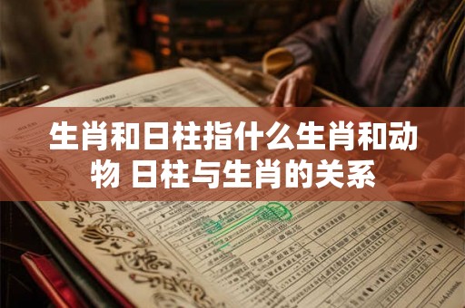 生肖和日柱指什么生肖和动物 日柱与生肖的关系 生肖和日柱指什么生肖和动物 日柱与生肖的关系