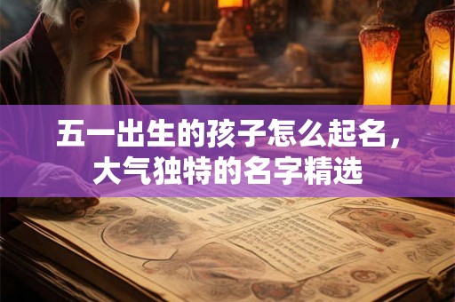 五一出生的孩子怎么起名,大气独特的名字精选 五一出生的孩子怎么起名,大气独特的名字精选
