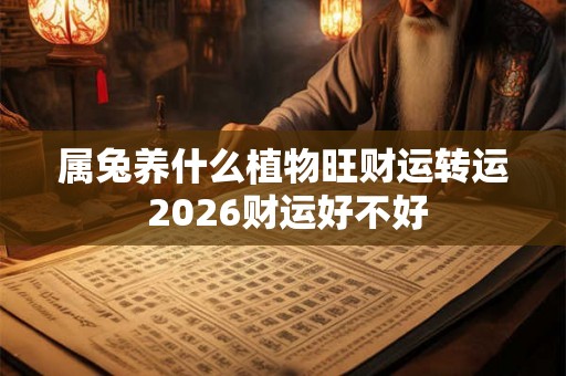 属兔养什么植物旺财运转运 2026财运好不好 属兔养什么植物旺财运转运 2026财运好不好