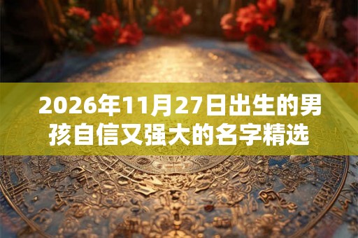 2026年11月27日出生的男孩自信又强大的名字精选