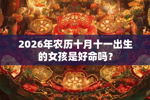 2026年农历十月十一出生的女孩是好命吗？
