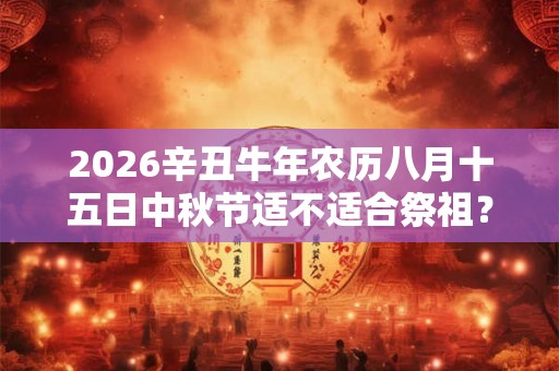 2026辛丑牛年农历八月十五日中秋节适不适合祭祖？
