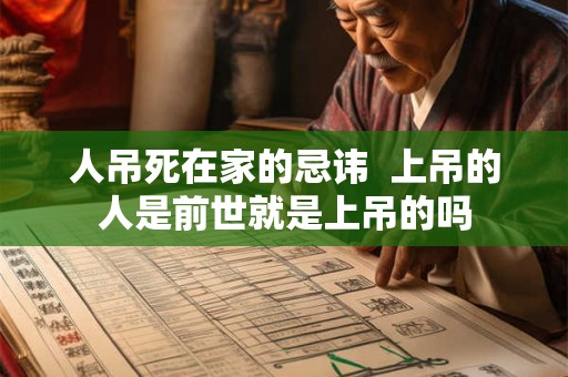人吊死在家的忌讳  上吊的人是前世就是上吊的吗
