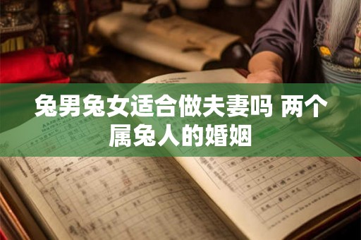 兔男兔女适合做夫妻吗 两个属兔人的婚姻 兔男兔女适合做夫妻吗 两个属兔人的婚姻