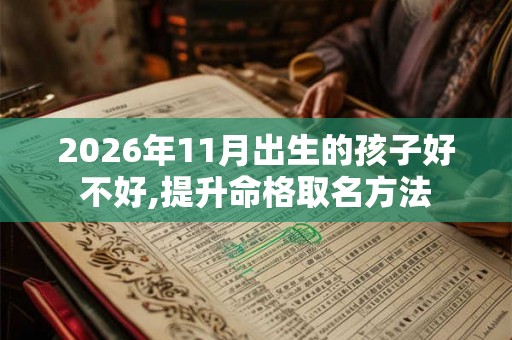 2026年11月出生的孩子好不好,提升命格取名方法