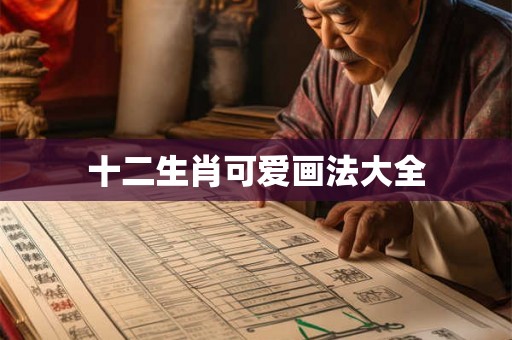 十二生肖可爱画法大全