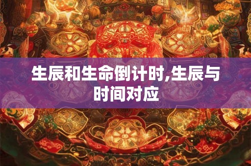 生辰和生命倒计时,生辰与时间对应 生辰和生命倒计时,生辰与时间对应